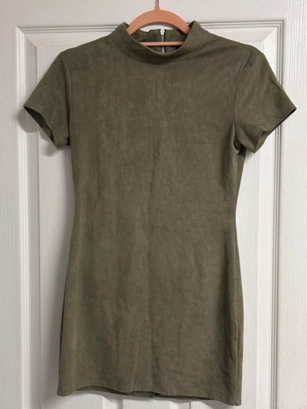 Bonmarché Brown Faux Suede Effect Flared Midi Skirt UK 18